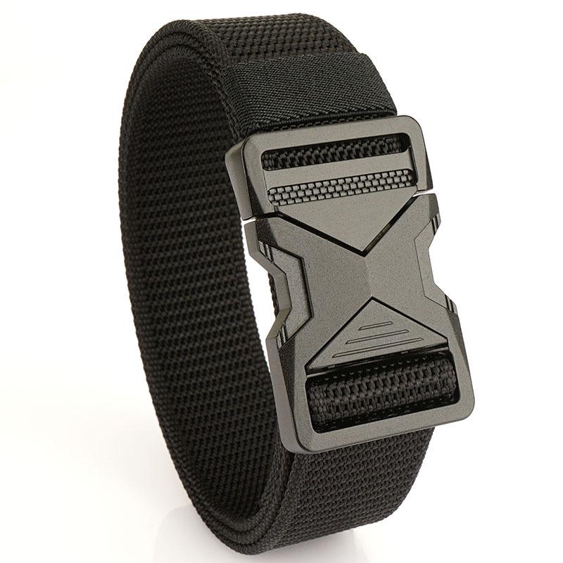 

Мужской тактический ремень быстрого сброса - Утолщенный плетеный нейлон для тренировок на открытом воздухе 120cm