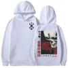 Men's Casual Hooded Sweatshirt Anime Berserk Legend Guts Swordsman Casca Zodd Sacrifice Mark Print Autumn and Winter Adult Pullo