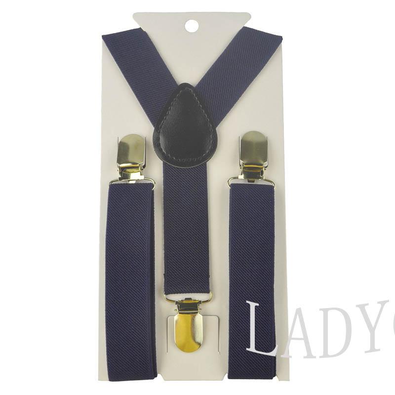 Soild Color Children Belt Baby Boys Girls Suspenders Clip-on Y-Back Braces Elastic Kids Adjustable suspenders suspenders