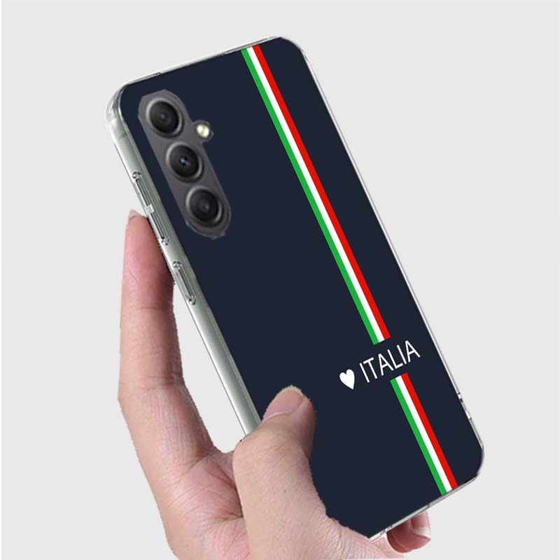 Italy Flag Phone Case for Samsung A16 A26 A36 A56 A17 A37 A57 A07 A06 A02S A03 A04S A05S Galaxy Note 20 10 A50S A71 A51 A31 A30
