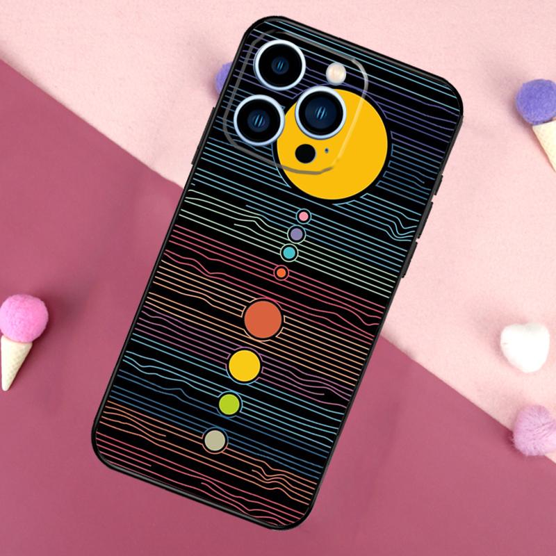 Space Planets Solar System Case For iPhone 16 15 Pro Max 11 12 13 Mini 14 15 Pro Max 16 Plus XR 16e Phone Back Cover