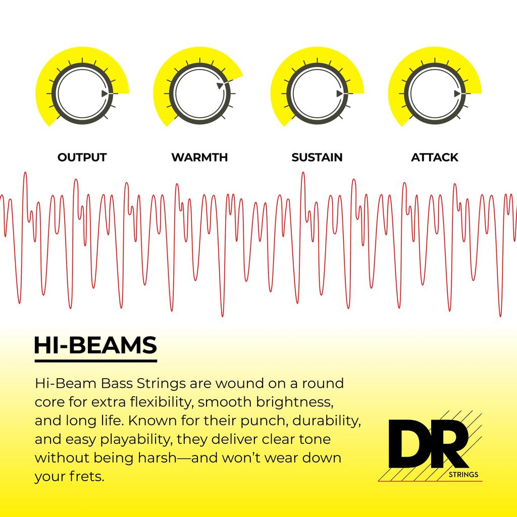 DR Bass String HI-BEAM Stainless Steel .050-.110 ER-50