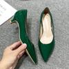 Fashion Women Low Small High Heels Shoes Brief Japanned Leather Pumps Big Size 41/42/43 Ladies Work Office Shoes Bridal Chaussures Femme