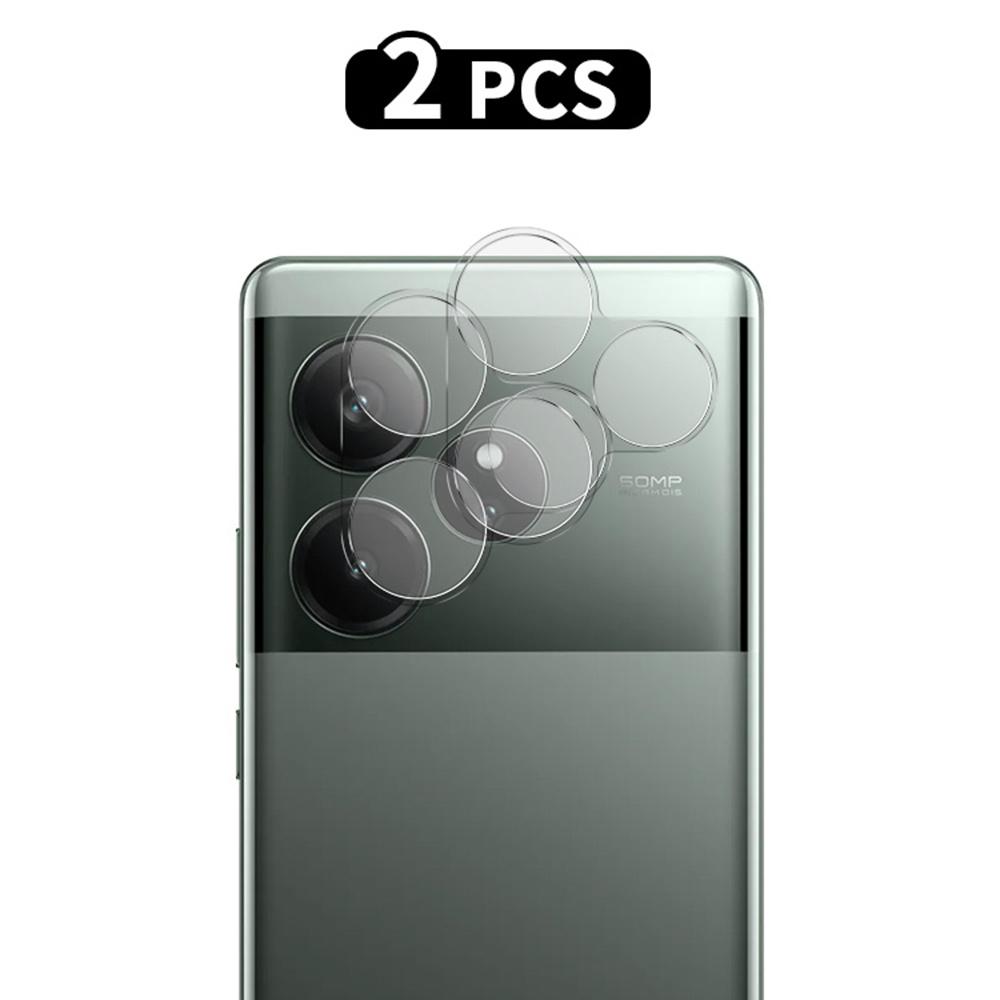 

RURIHAI 2Pcs For Realme GT 6 5G Camera Lens Protector High Aluminium-silicon Glass Lens Film Type A