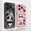For Realme C63 C61 Phone Case Cute Panda Full Protection High Quality Liquid Silicone Back Cover Anti Choc Bumper Funda Shell