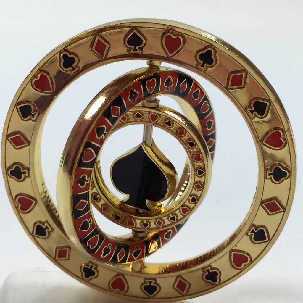 Triple Spinner Spade In Poker Weight (with Center)