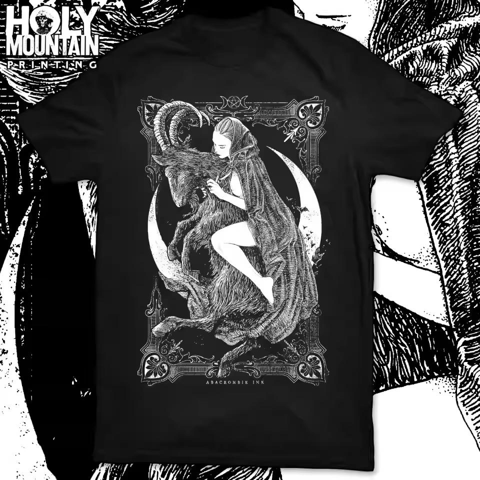 ABARCROMBIE INK Dark Gothic Tattoo Music High-Street Casual Sporty Light-Luxury Men's T-Shirts Women's Short Sleeves