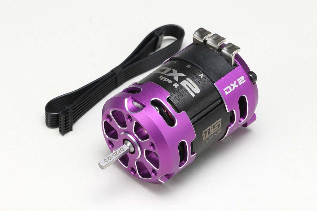 YOKOMO DX2 Brushless Motor Drift Performance Brushless Motor for RC Cars Type-R 11.5T (Purple) (12.3x7.25x24) - RPM-D2115RP