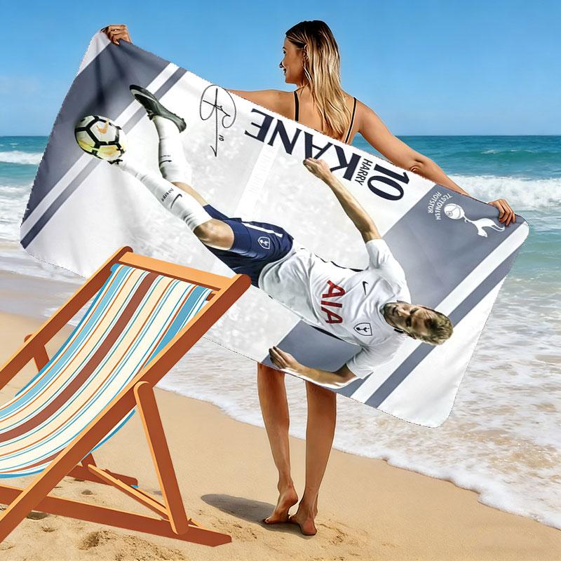 Harry Kane Hero Beach Towel, Large Soft Quick Dry Towel for Beach Camping Swimming
