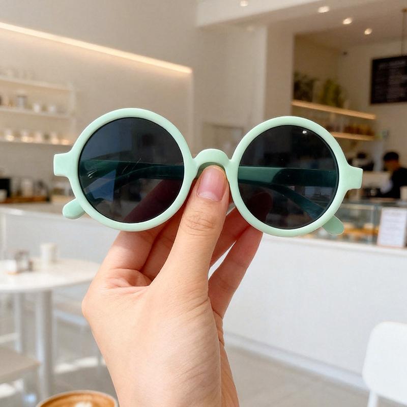 Round Frame Children'S Sunglasses Trend Boys And Girls Fashion Sunglasses Party Glasses