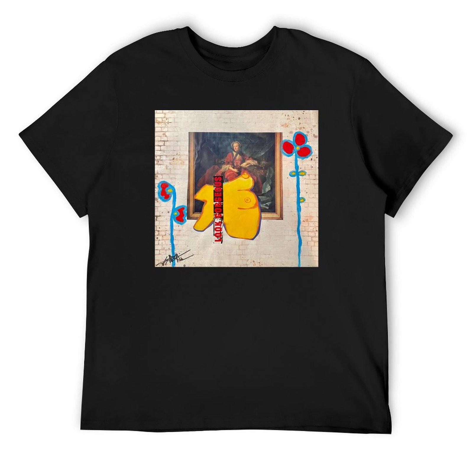 

Look Gorgeous T-Shirt kawaii clothes Short sleeve tee black t-shirts for men 4XL