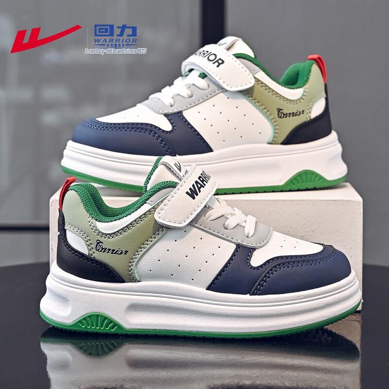 Warrior Kids Hook-and-Loop Casual Sneakers 28