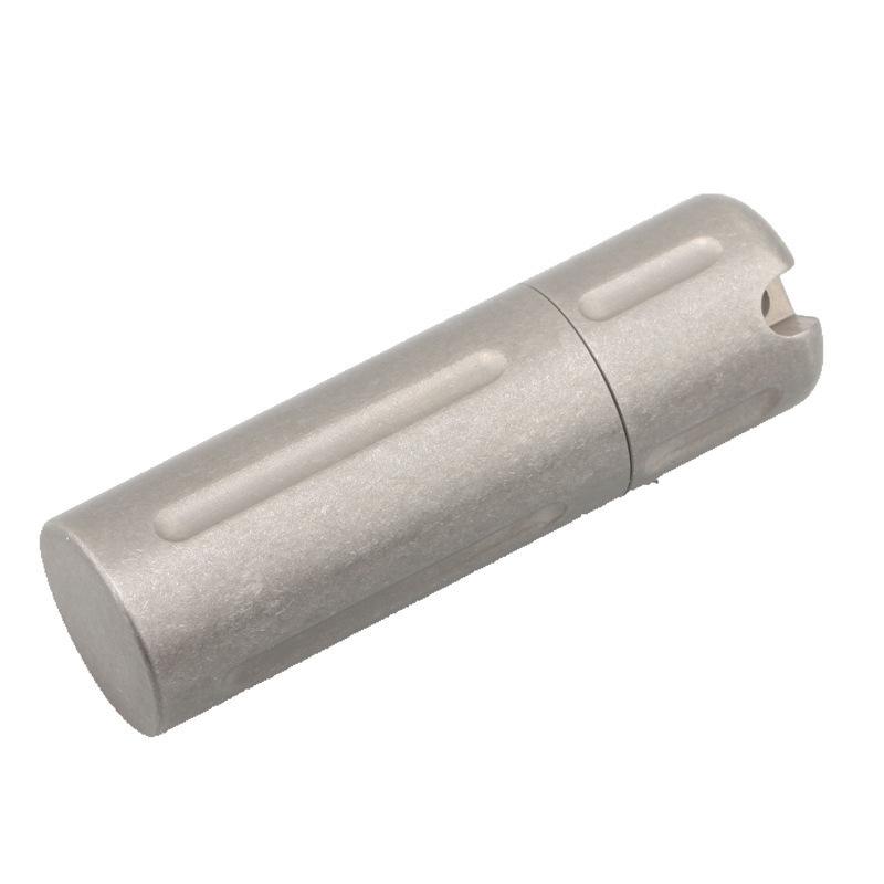 Titanium Alloy Portable Medicine Capsule – Outdoor Protective Gear Storage Box