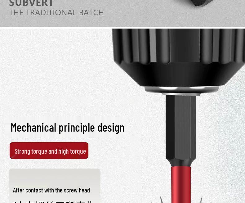 Tungsten Steel Non-Slip Magnetic Phillips Screwdriver Bits - Impact-Resistant and Super Hard for Electric Drills