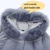 Women's Mid-Length Faux Fur Hooded Down Jacket