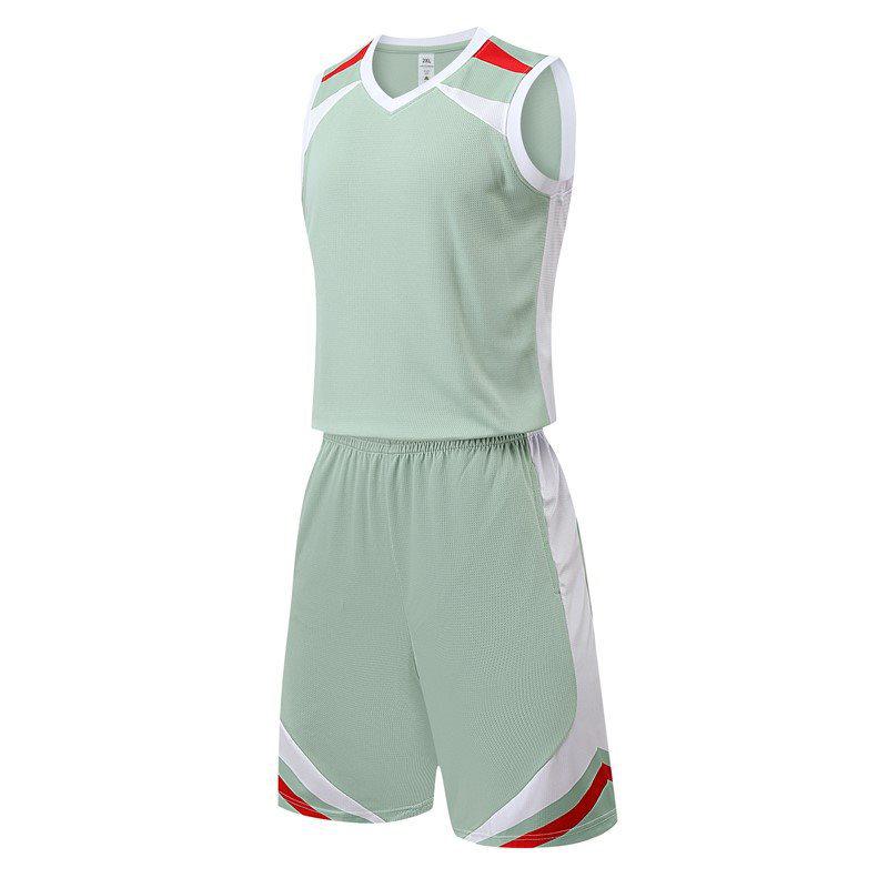 Unisex Basketball-Uniform-Set: Schnelltrocknend, Lässig, Sommer-Sportbekleidung, Dünnes Zweiteiliges Outfit für Erwachsene