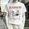 Blasphemy Band For Fan Gift Tshirt Unisex Unisex Harajuku Oversized Unisex Short Sleeve Streetwear High Quality Couples Comfortable