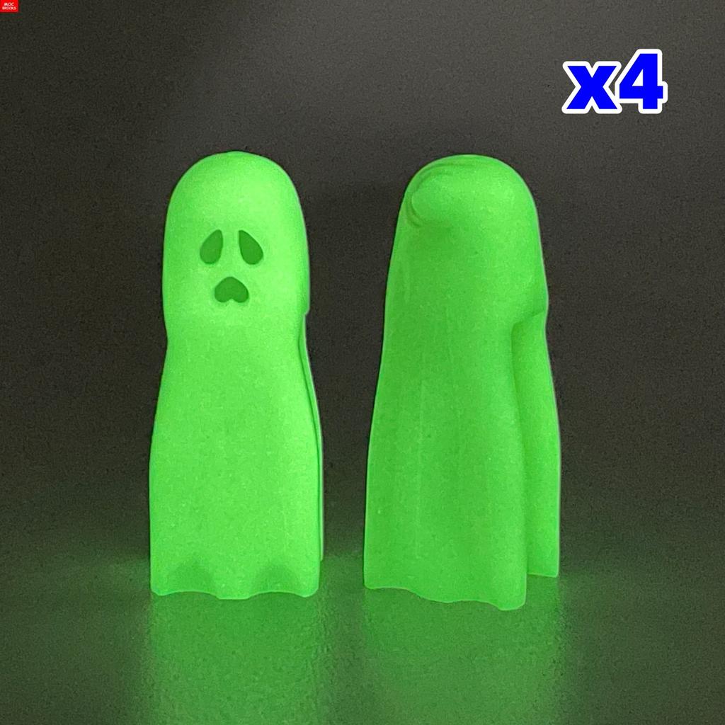 MOC Bausteine Halloween Kürbis Skorpion Zombie Gesicht Kopfbedeckung Skelett Geist Blut Grab DIY Bausteine Jungen Spielzeug