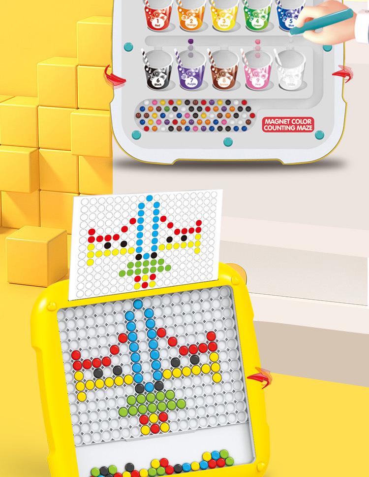 Children's Magnetic Tracing Board with Stone Pen: Educational Toy