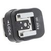 Flash Hot Shoe Sync Adapter with Extra PC Sync Port Pure Copper Interfac TTL Flash Hot Shoe