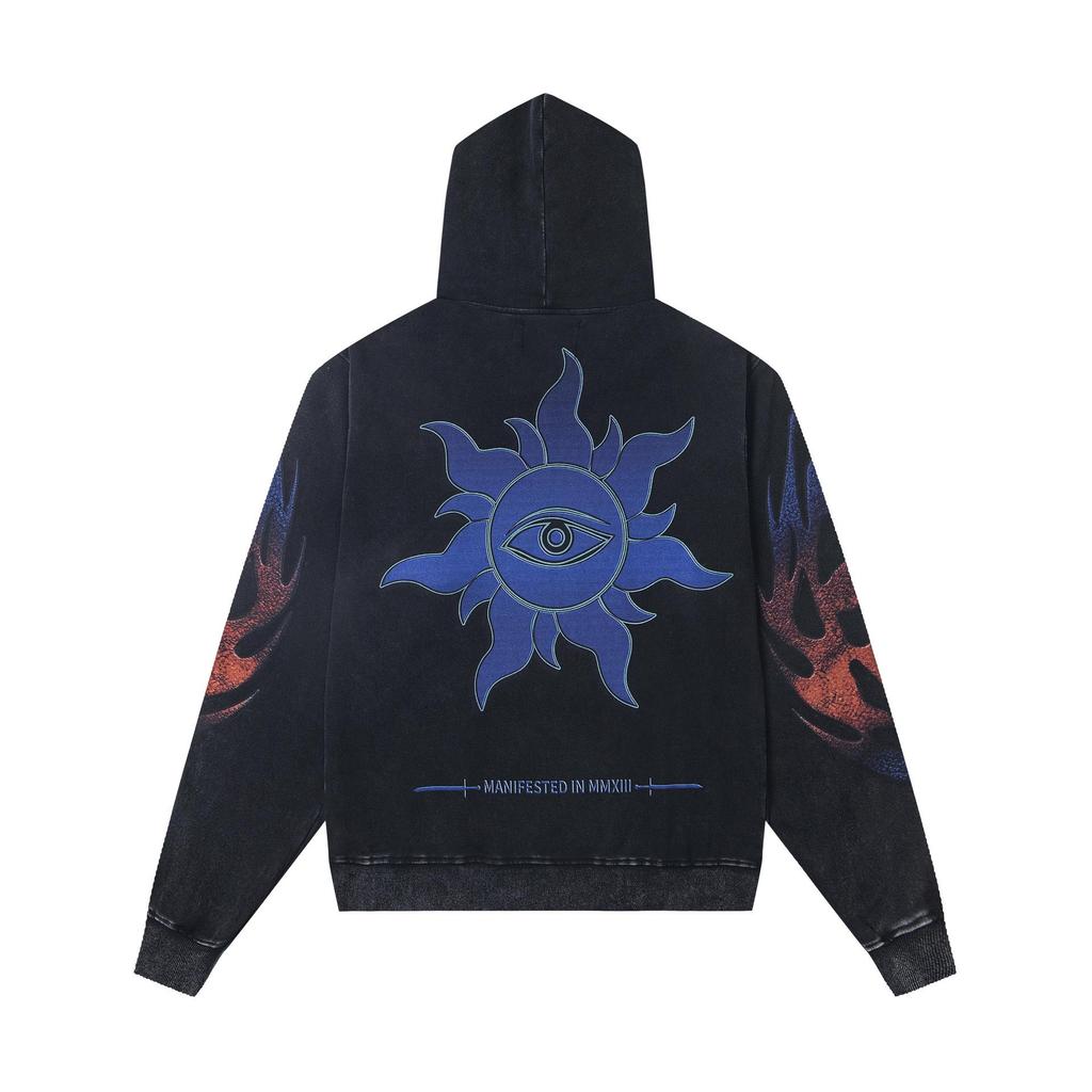 Unisex GOD Skull Rock Band Print Hoodie - Autumn/Winter 2025 Collection