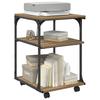 Printer Stand Artisan Oak 43 X 48 X 64 Cm Particleboard
