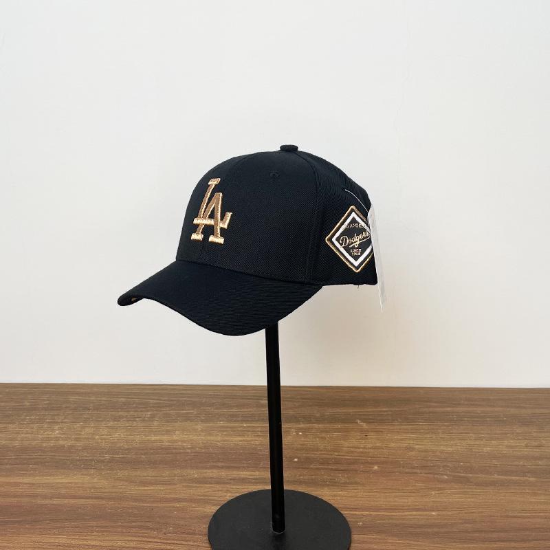 Verstellbare NY Yankees & LA Duckbill Baseballkappe mit festem Oberteil und großem Logo für Männer & Frauen