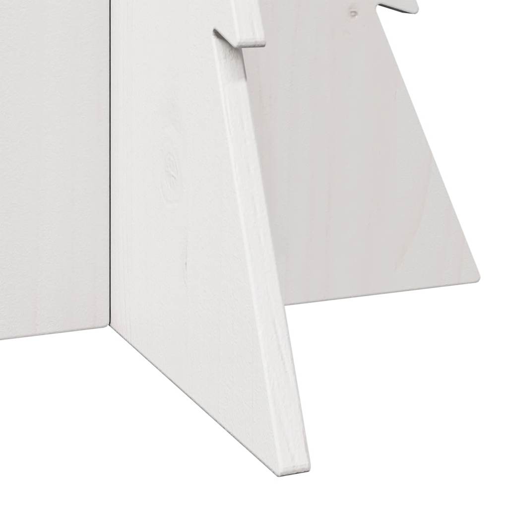 Christmas Tree for Decorating White 80 cm Solid Pine Wood