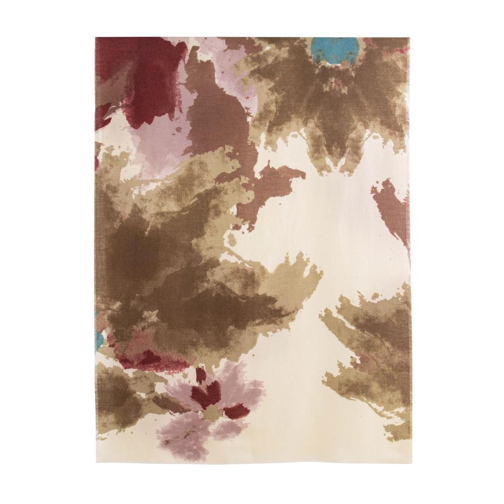 New Sfumato Retro Imitation Cashmere Scarf for Women Autumn High end Retro Elegant Tassel Print Women's Shawl