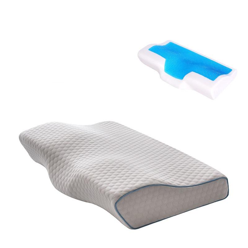 Pillow Gel Memory Pillow Slow Rebound Memory Cotton Butterfly Wave Pillow Core Gel Pillow