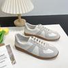 Factory Spot | Cowhide Edition~ Genuine Leather German Training Shoes Women's Retro Versatile Casual Sports Little White Shoes Forrest Gump Shoes