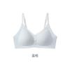 Sweet and Pure Girl Print Lace Edge Pure Cotton Underwear Women's No Steel Ring Anti-sagging Small Chest Gathering Thin Bra