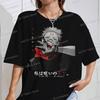 Jujutsu Anime Cadeau Heren Dames Katoenen T-shirt Anime Fans Hoge Kwaliteit Streetwear Shirts Jujutsu Kaisen Sukuna Modekleding