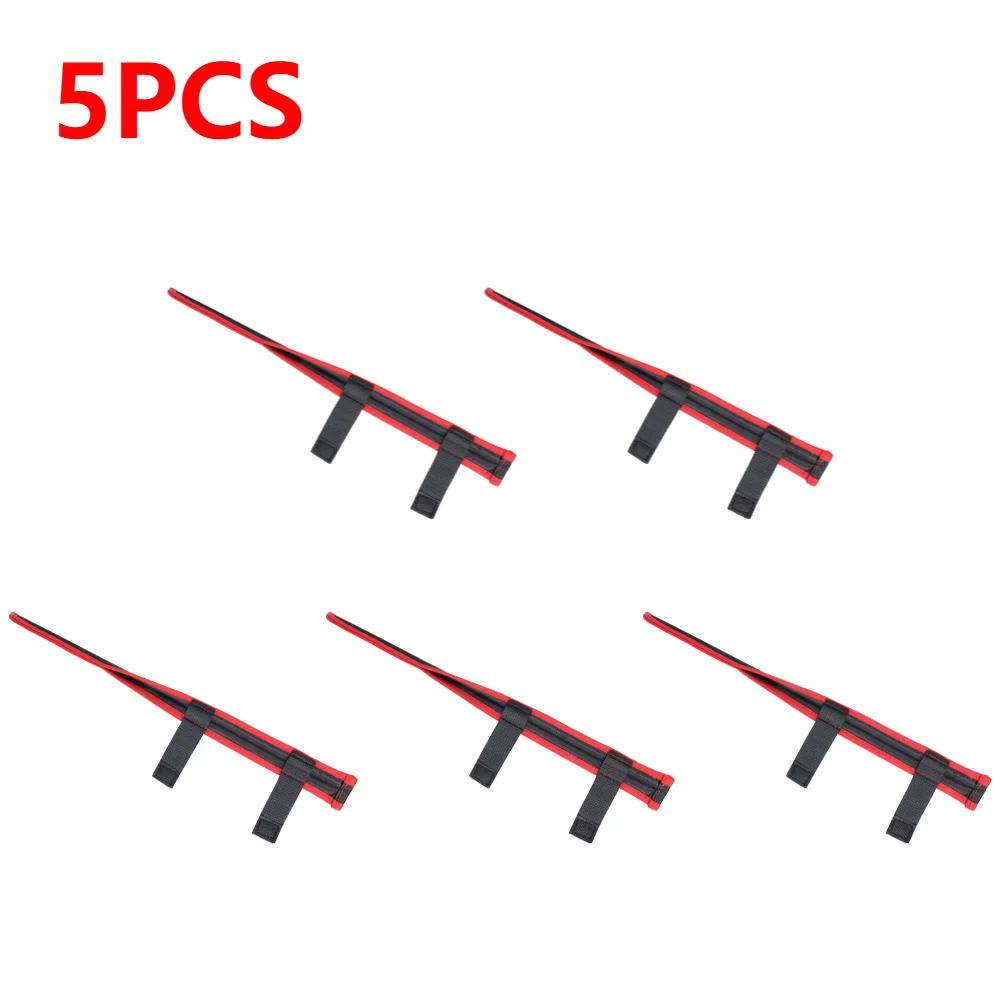 1-5pcs Foldable Fishing Rod Tip Protective Cover Pole Tip Guard Sleeve Tackle Tubes Rod Tip Case Protector Fishing Accessory