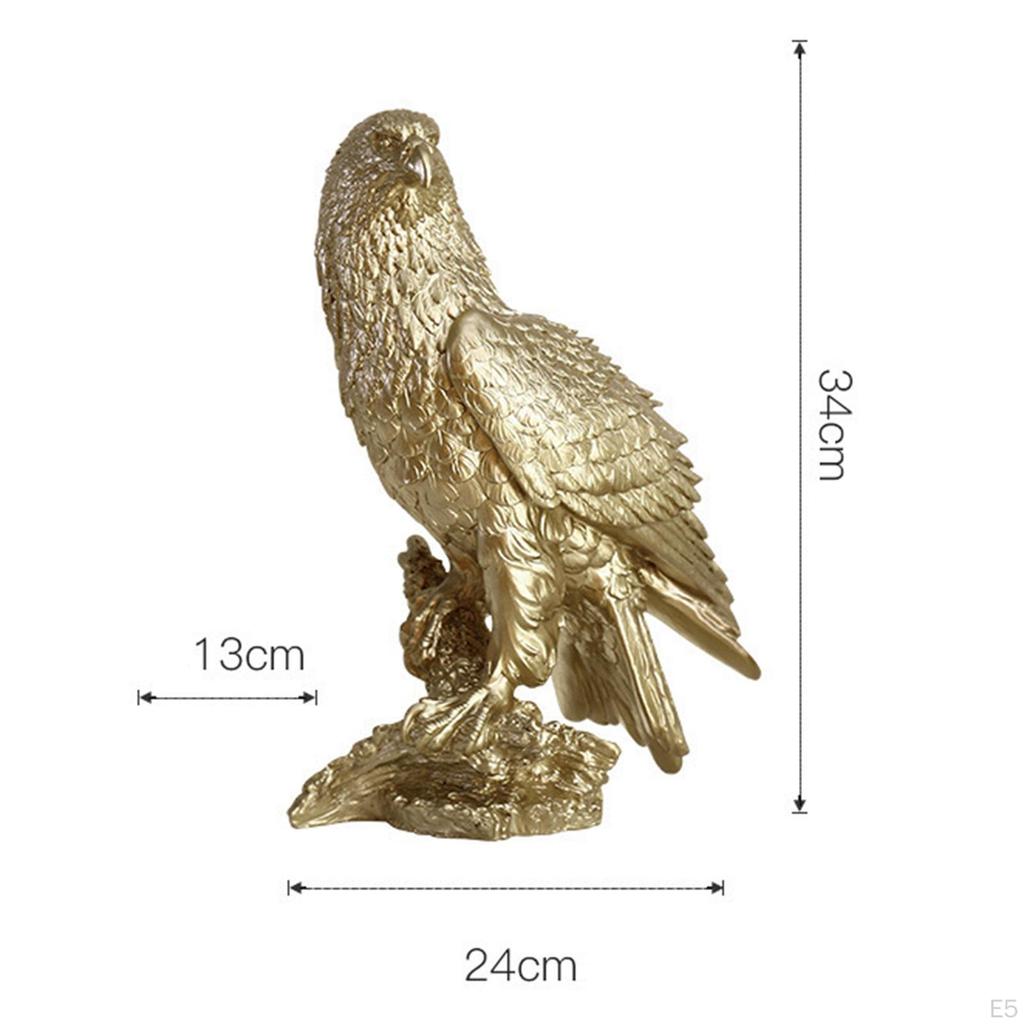 3 Sculpture Figurine Crafts Desktop Artwork Animal Model Abstract Nordic Style Eagle Statue for TV