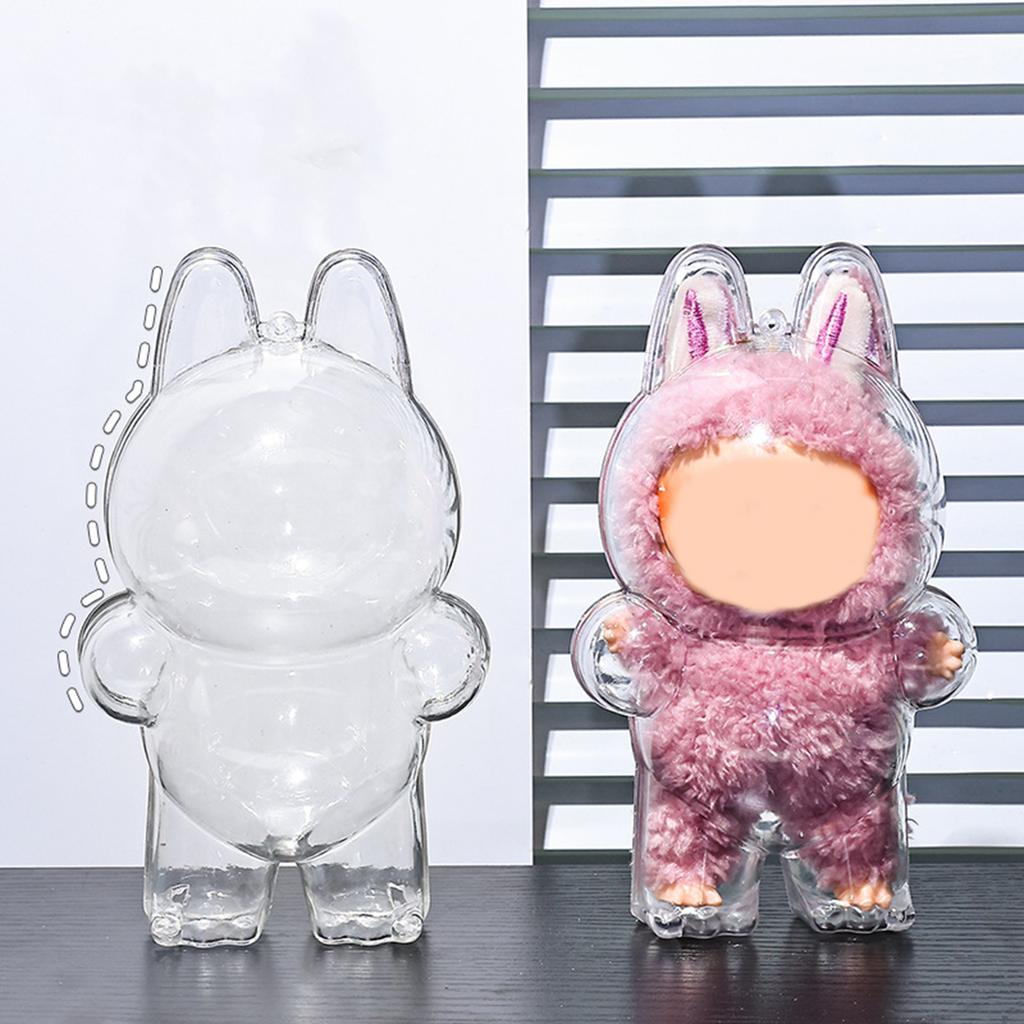 Protective Case For Standing Figure Doll Collectible Dolls With Durability And Clear Visibility for Doll Protect