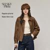 Sllsky Vintage Brown Barn Jacket