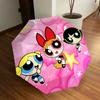 1pc Powerpuff Girls Automatic Folding Umbrella, Casual Outdoor Accessory, Birthday Festival Gift Yy251126210