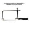 Adjustable Mini Hand Saw U Shape Jeweler's Sawbow Steel Hacksaw Spirals Saw Blade Kit DIY Hand Tool Jewelry Woodwork Craft Tools