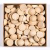 10-200 Stück Natürliche Halbe Holzperlen 10-30mm Halb Unfertige Holzkugeln Für DIY Kinder Kunst und Handwerk Zubehör Dekoration