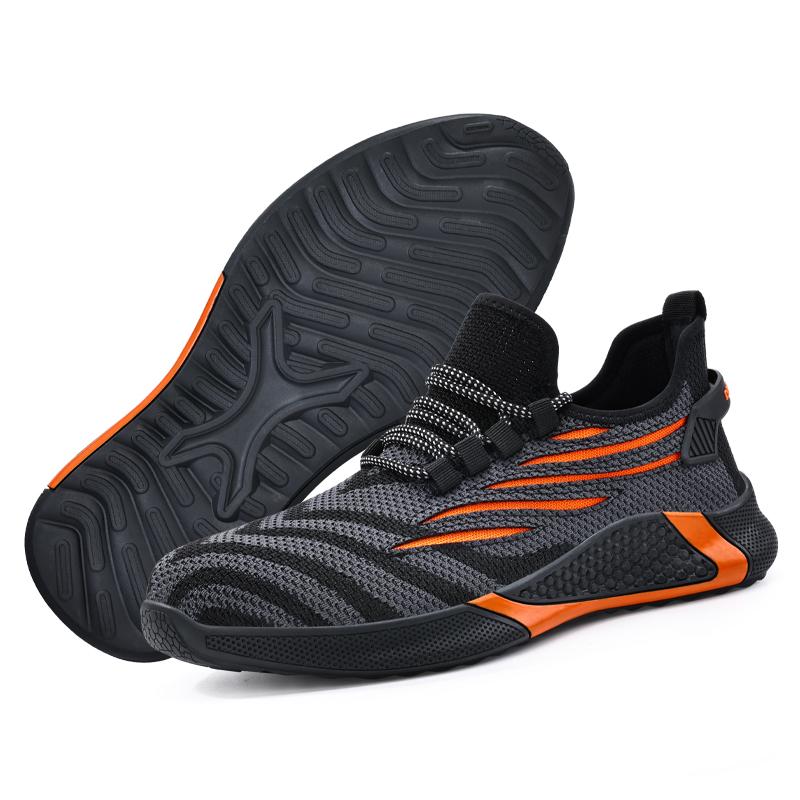 

Защитная обувь со стальным носком для мужчин и женщин, устойчивая к проколам и ударам, износостойкая, мягкая, дышащая, модная, для работы на открытом воздухе, безопасная обувь 38