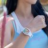 Authorized Distributor [Ice-watch] Ice-Watch Women's Watch 024035 [ICE boliday] Dome White Sunset Rainbow Small Second Hand Date