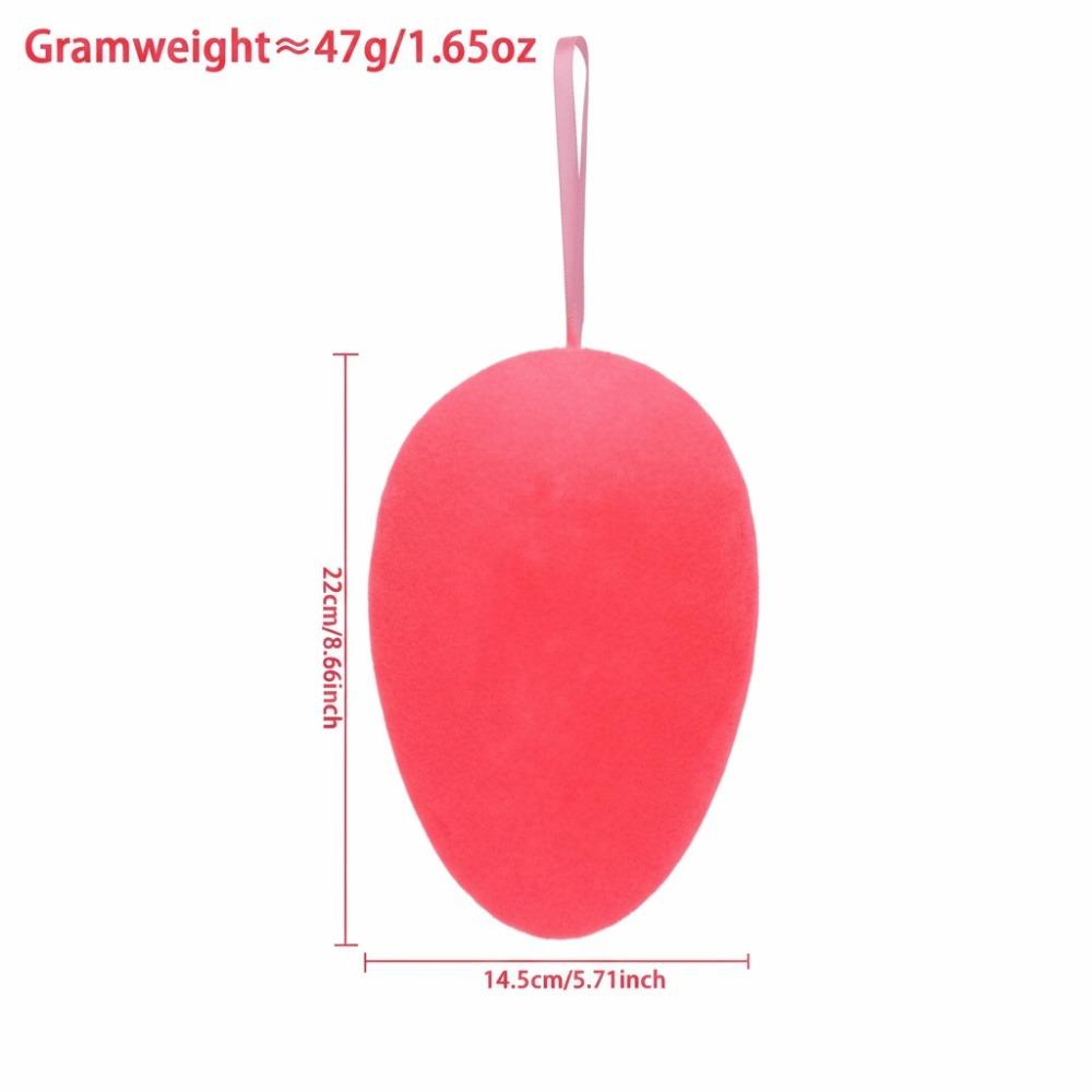 Wielkanocna Ozdoba Jajko z Flokiem Kolorowy Flok Rękodzieło Ręcznie Robione Wystawa Rękodzieła