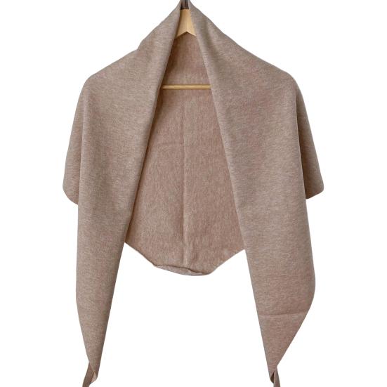 Women Knitted Shawl Wrap Scarf Striped Design Soft Imitation Wool Cashmere Cape Cardigan Shawl Coat Blanket