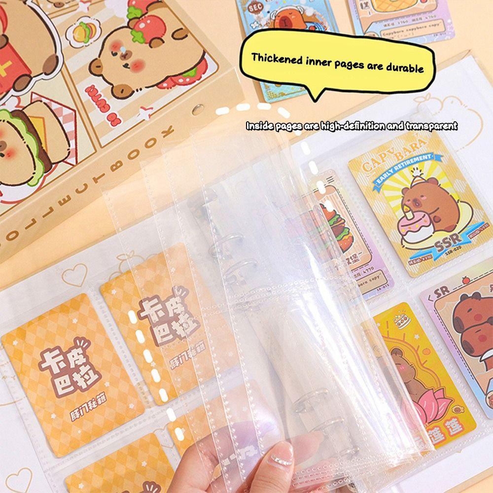 3-Inch Capybara Photo Album Cute Postcard Card Album  for Polaroid Photo Picture