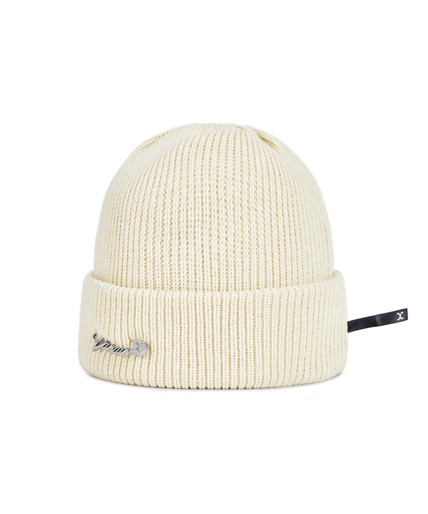 Bajal Safety Pin Beanie Cream