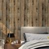 for Restaurant PVC Bedroom Living Room Home Improvement Kitchen Decor Wallpapers Wall Covering Wall Decor Wood Grain Wallpaper