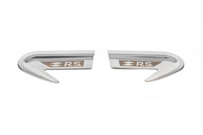 Faldones laterales RS (Carmos, 2 piezas, acero inoxidable) para Renault Clio V 2019-2025