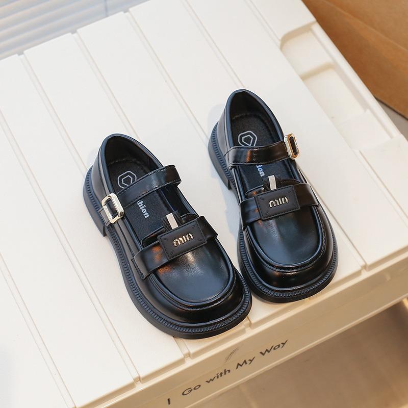 Scarpe Mary Jane Bambina Stile Britannico Scarpe Piatte Casual Principessa per Bambini