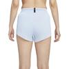 Nike Solid Color Lace-Up Mid-Rise Casual Lined Sports Shorts Women shorts Blue FN2329085